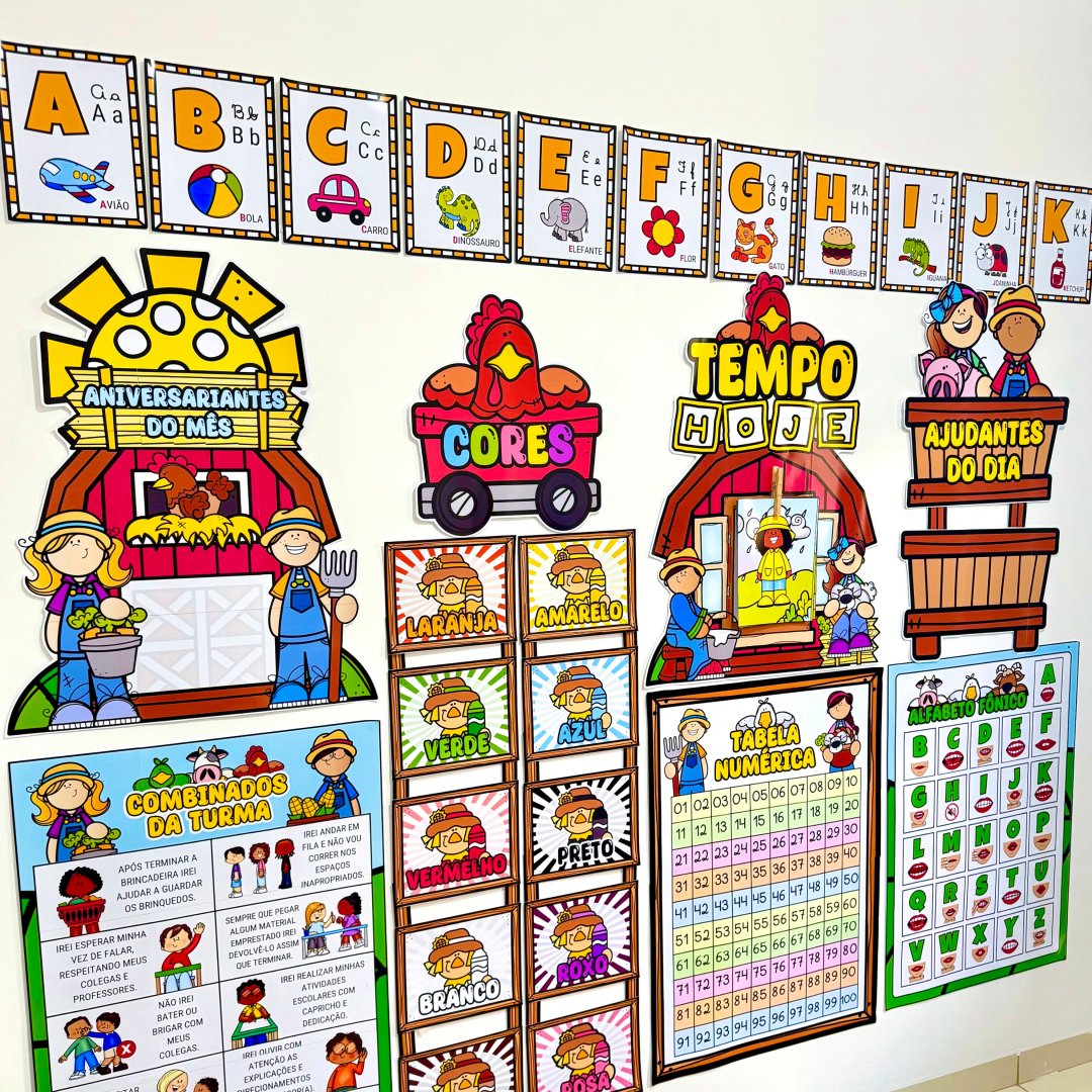 Kit Sala de Aula - Fazendinha