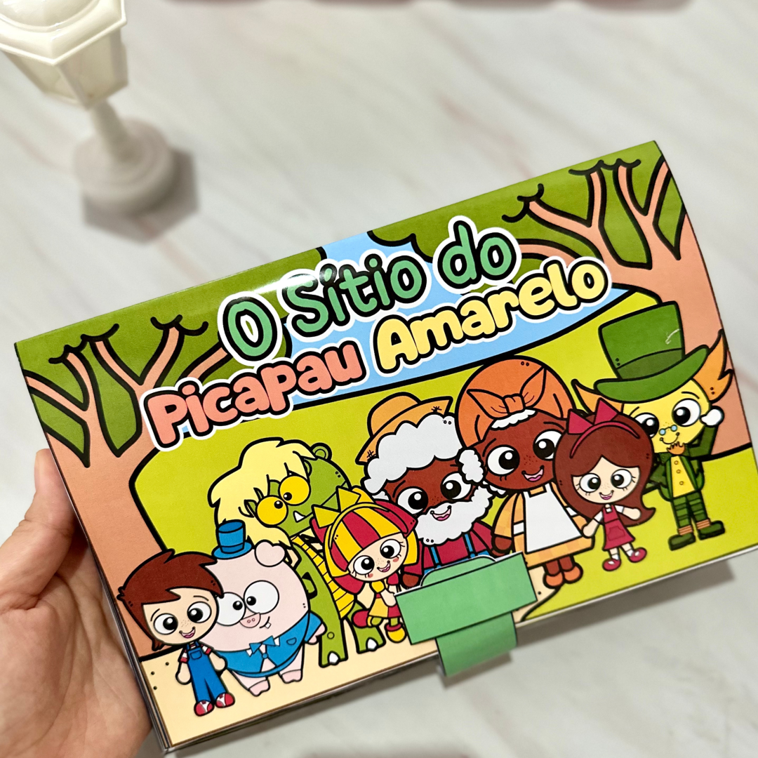 Livro 3D Sítio do Pica Pau Amarelo