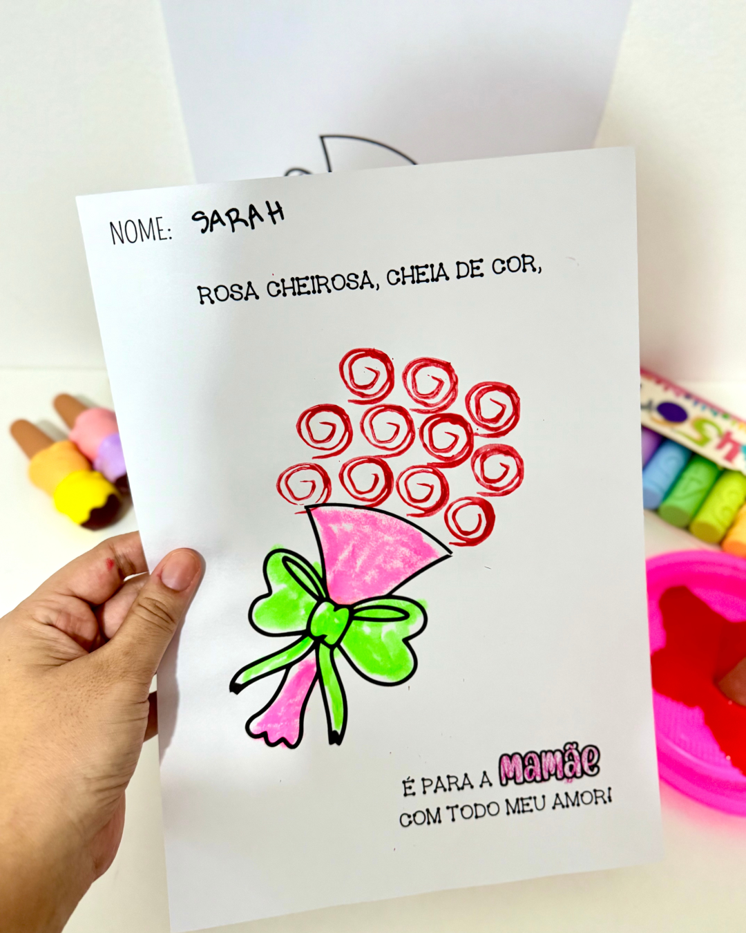 Atividades Artes Dia das Mães- educação infantil - Criar Recursos ...