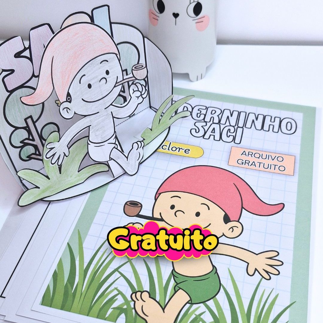 Caderninho de atividades Saci