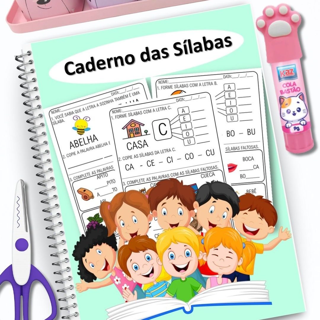 Caderno das Sílabas + Atividade interativa