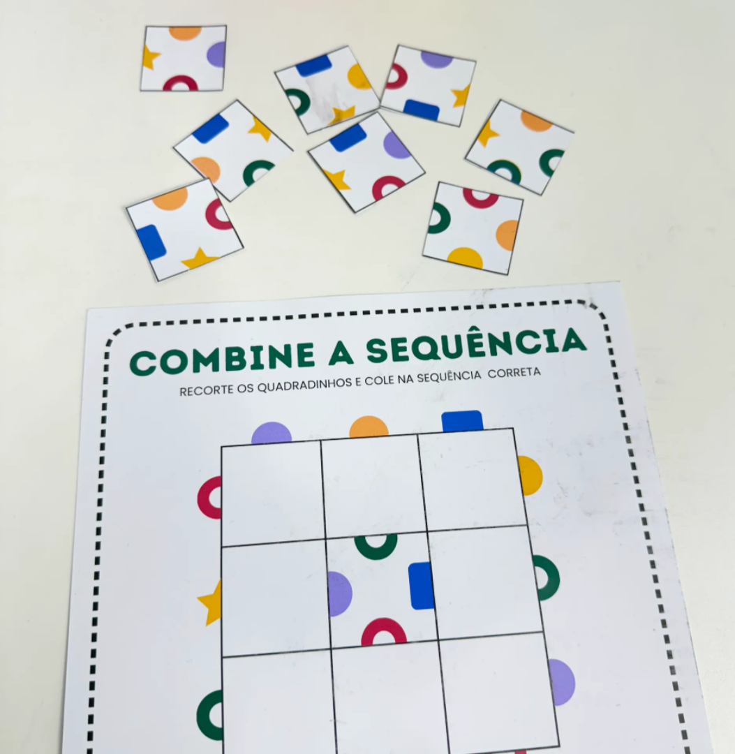 Atividade Combine a sequência