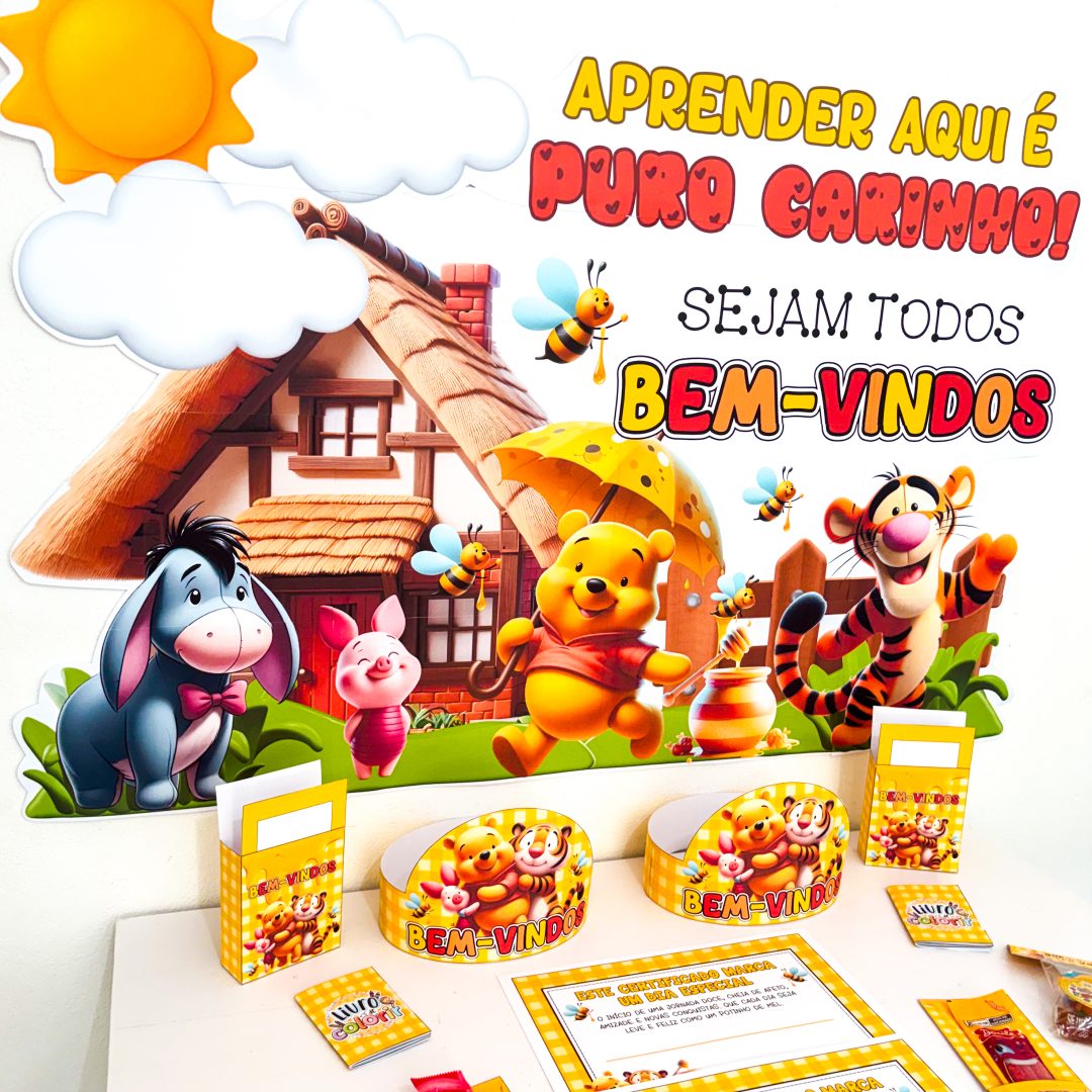 Kit Volta às Aulas – Ursinho Pooh
