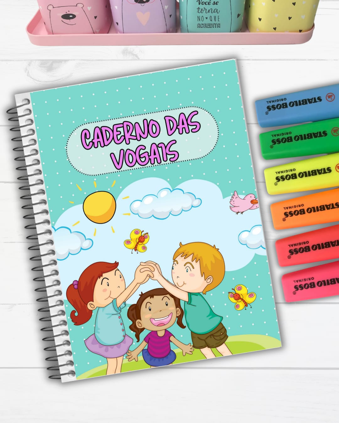 CADERNO DAS VOGAIS- EDUCAÇÃO INFANTIL - Criar Recursos Pedagógicos