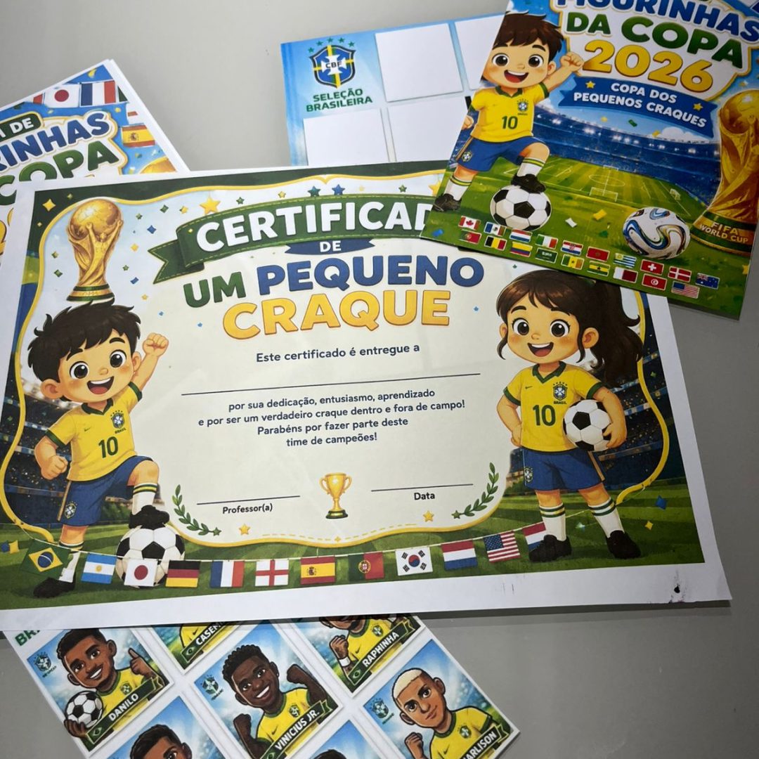 KIT COPA DOS PEQUENOS CRAQUES!