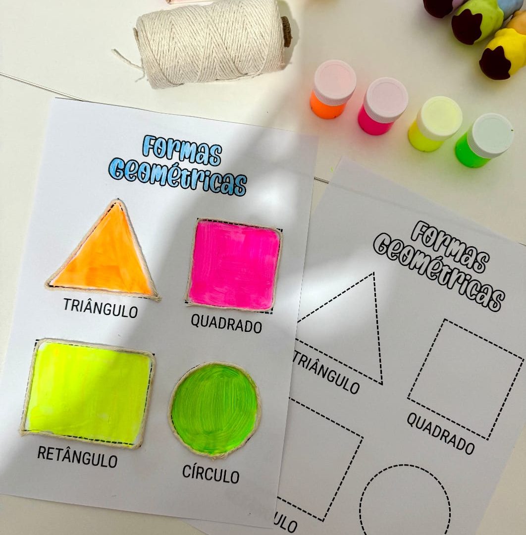 Atividade Formas Geométricas Educação Infantil